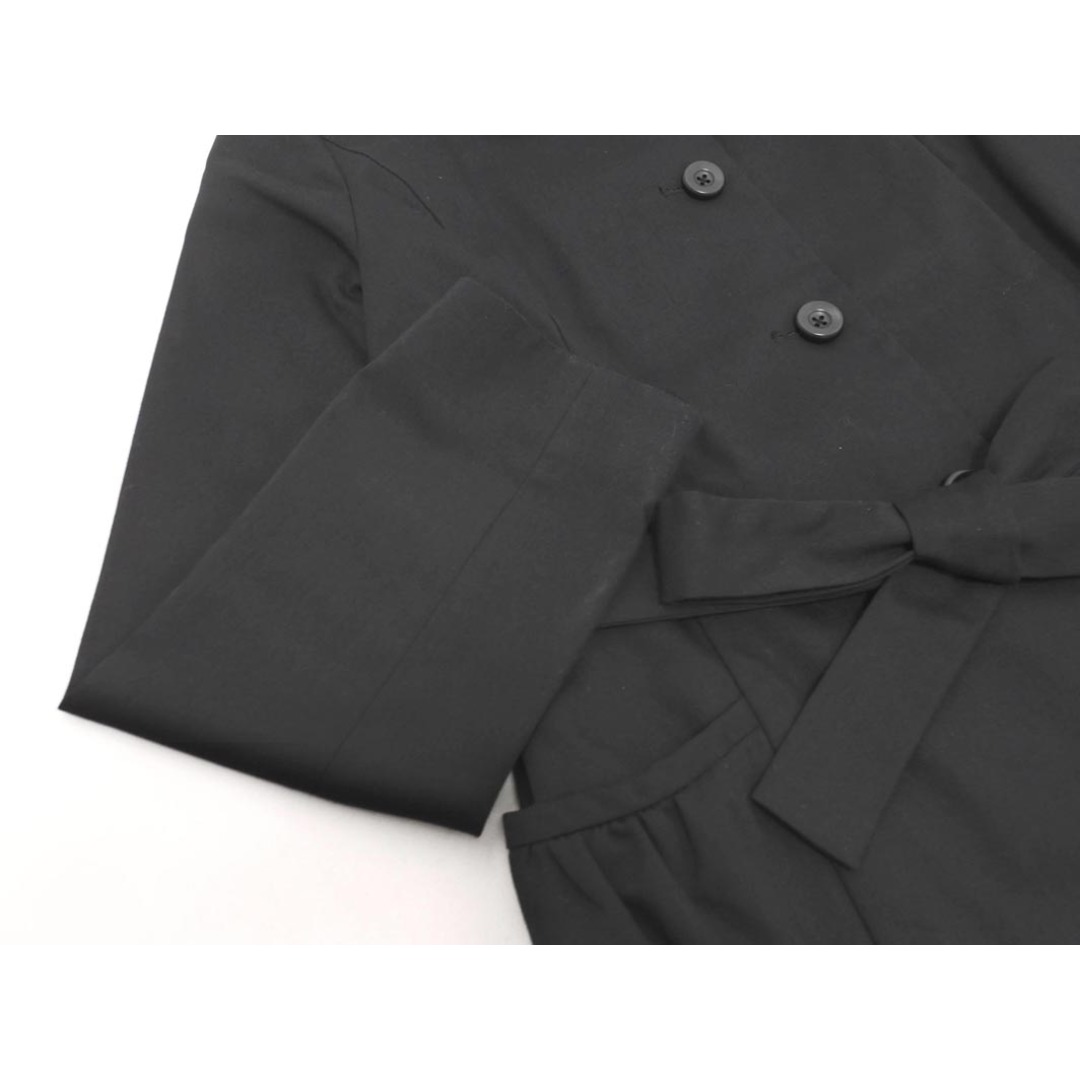 LAURA ASHLEY ローラ アシュレイ ステンカラー コート size13/黒