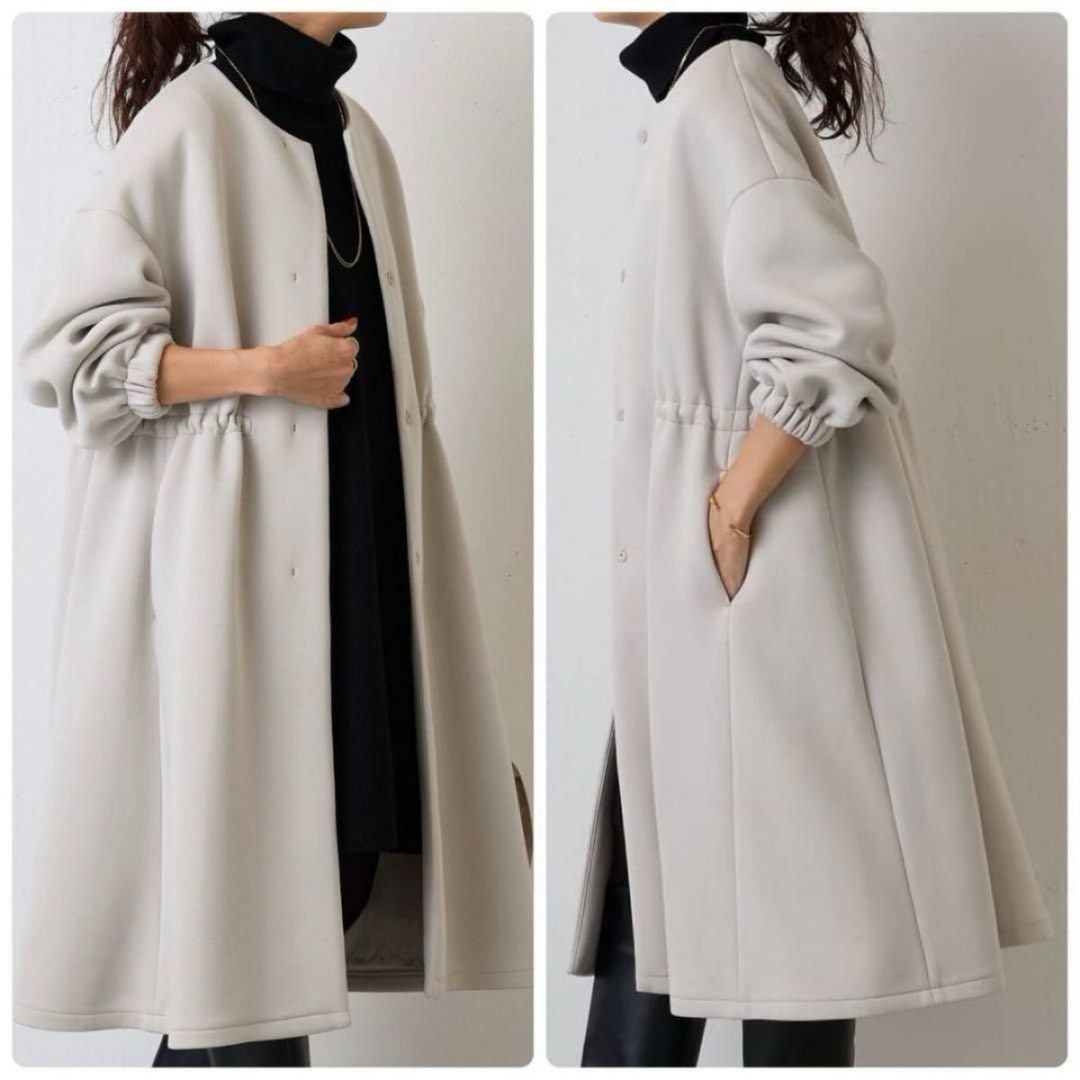 BEARDSLEY - タグ付未使用 ビアズリー ダンボールギャザーコート