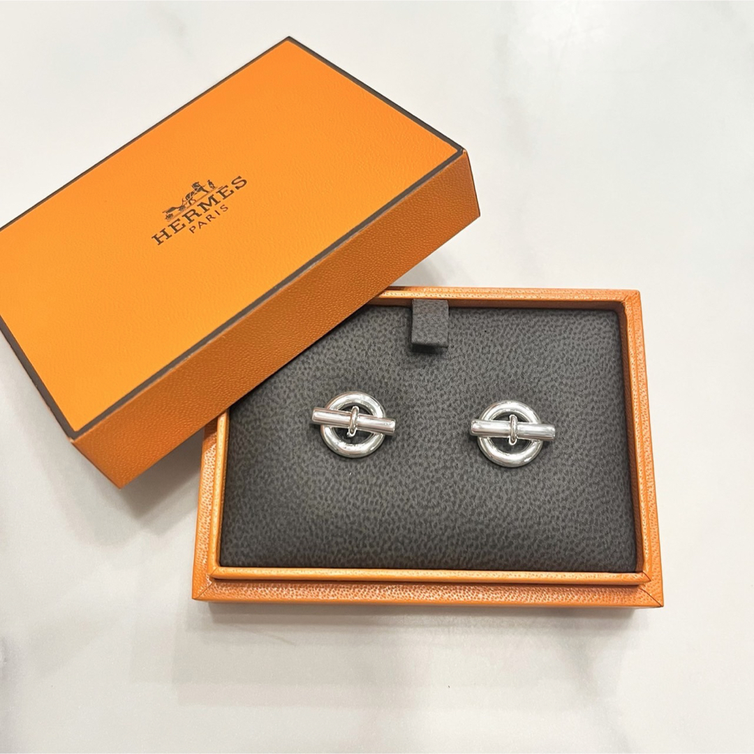 HERMES - 新品・直営店購入 エルメス ミニシェーヌダンクル ピアス