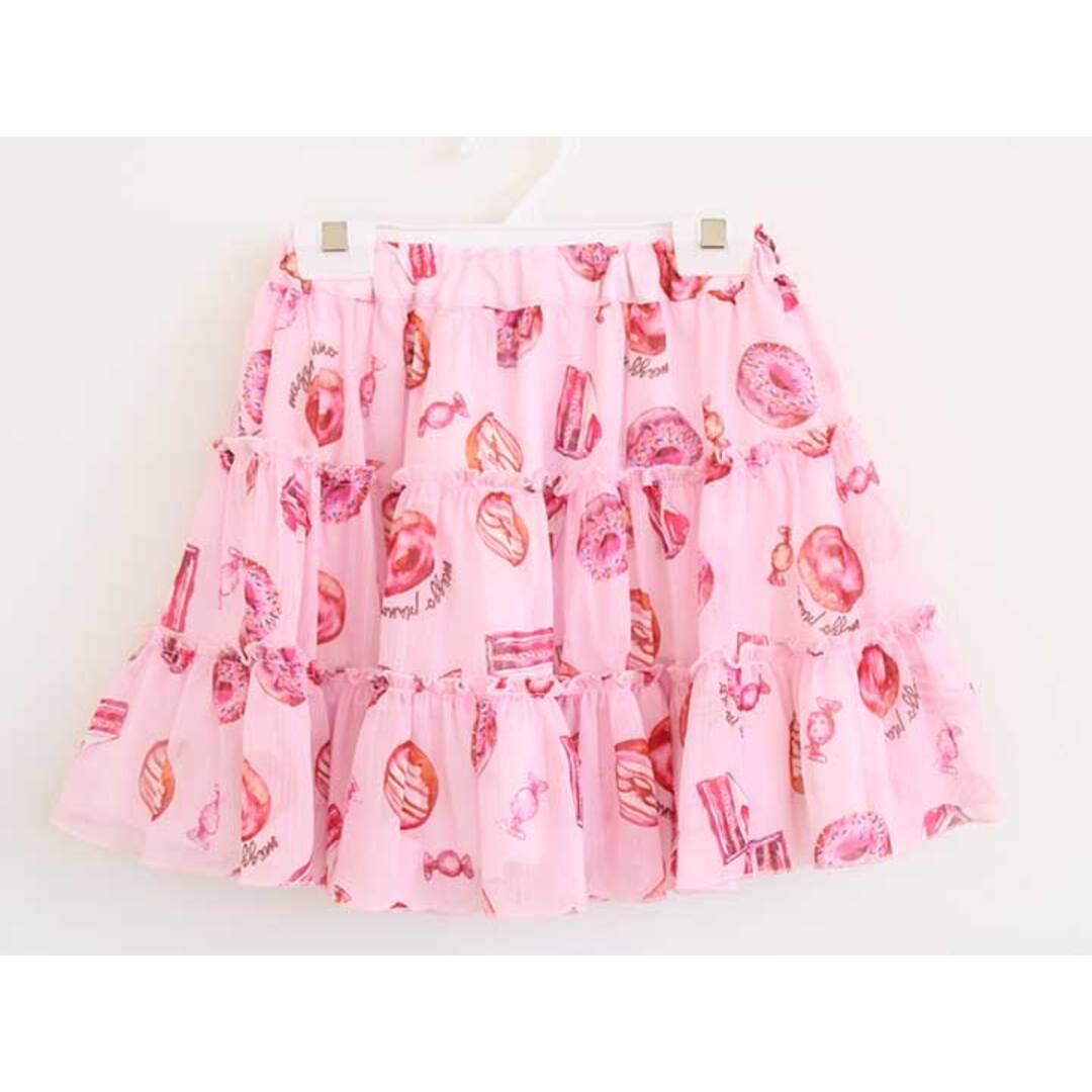 mezzo piano - メゾピアノ スカート 130cm キッズ 女児 ピンク【中古
