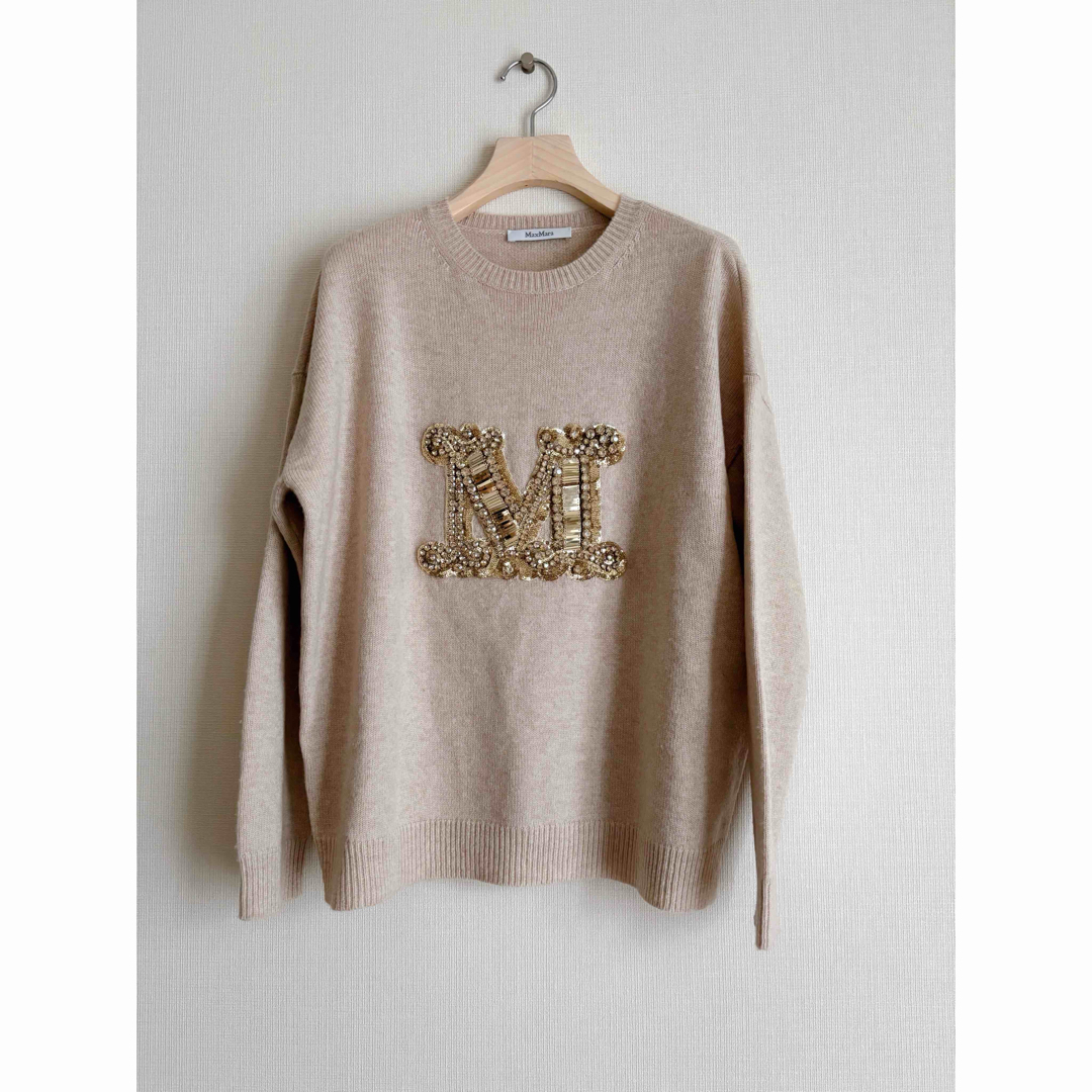 Max Mara - Max Mara マックスマーラ カシミヤ ビジュー ニット