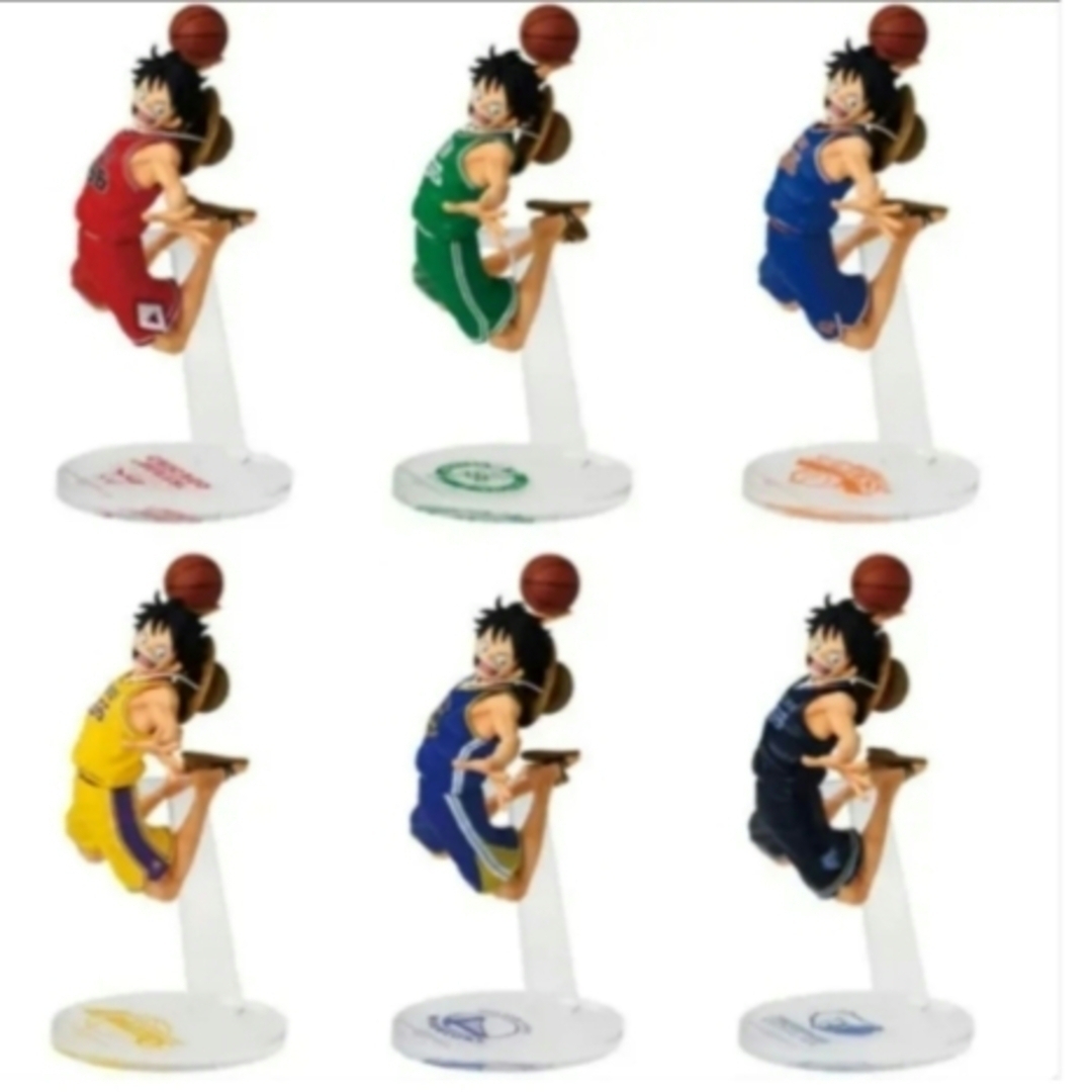 ONE PIECE - ワンピース × NBA ルフィ フィギュア 6種コンプセット