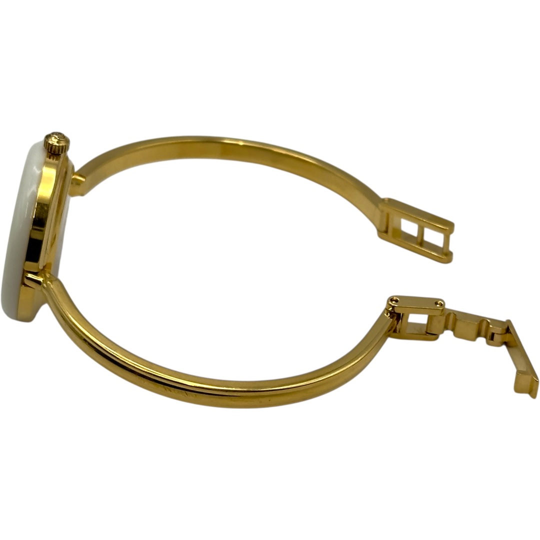 GUCCI - グッチ GUCCI チェンジベゼル 11/12.2 ホワイト 金メッキ