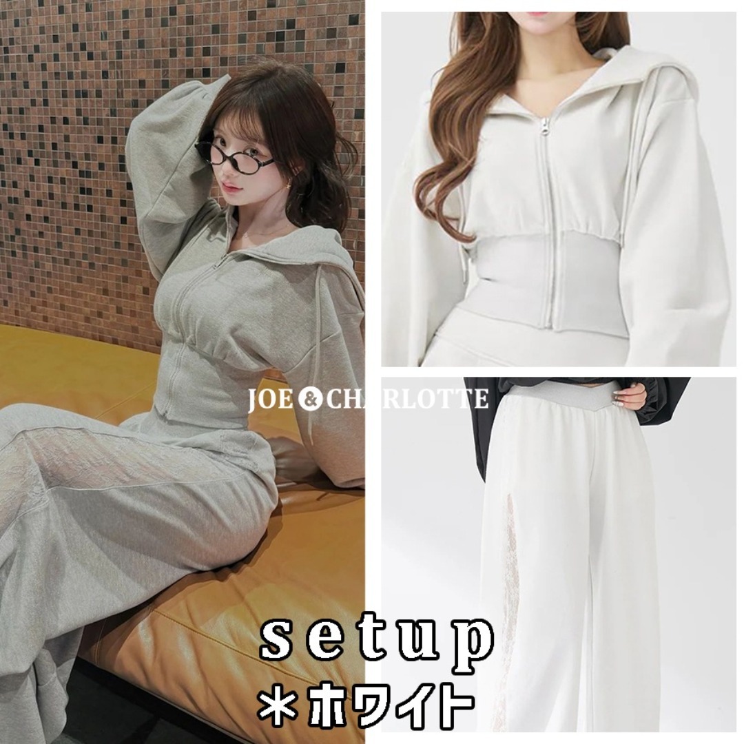 Darich - ダーリッチ カラーラメスウェットコルセットパーカー バレル