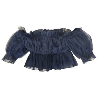 マチャット machatt メタリックパフブラウス（ゴールド）の通販 by こ