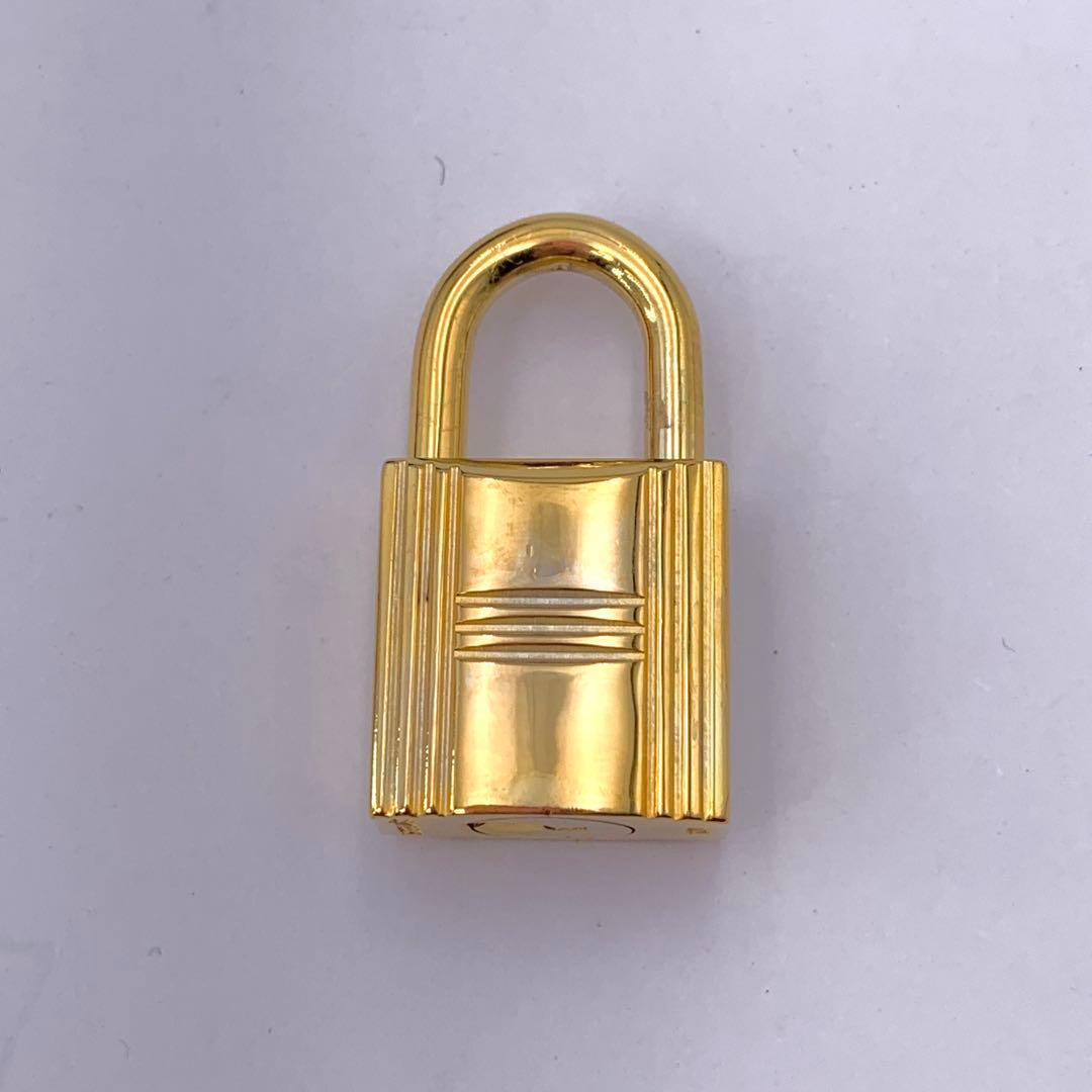 HERMES - エルメス カデナ 120番 ゴールド24Kメッキ 鍵付き 南京錠の