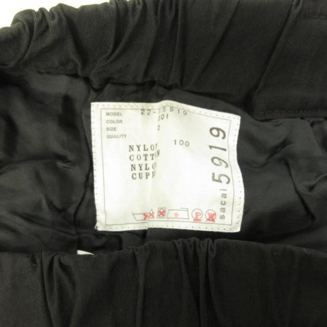 sacai - サカイ sacai 22SS グログランミックスパンツ ナイロン 0 約XS
