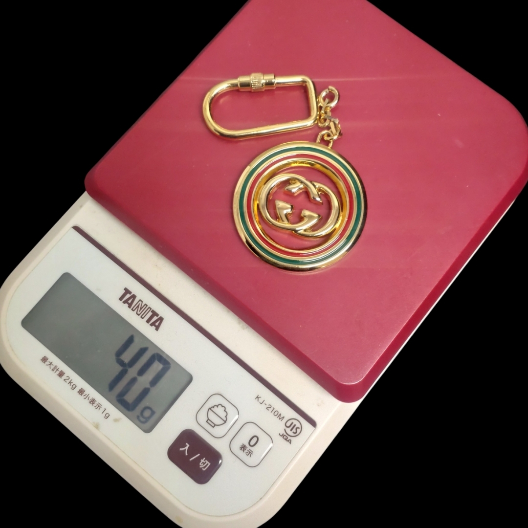 GUCCI - GUCCI グッチ シェェリーライン ビンテージ GGキーリング