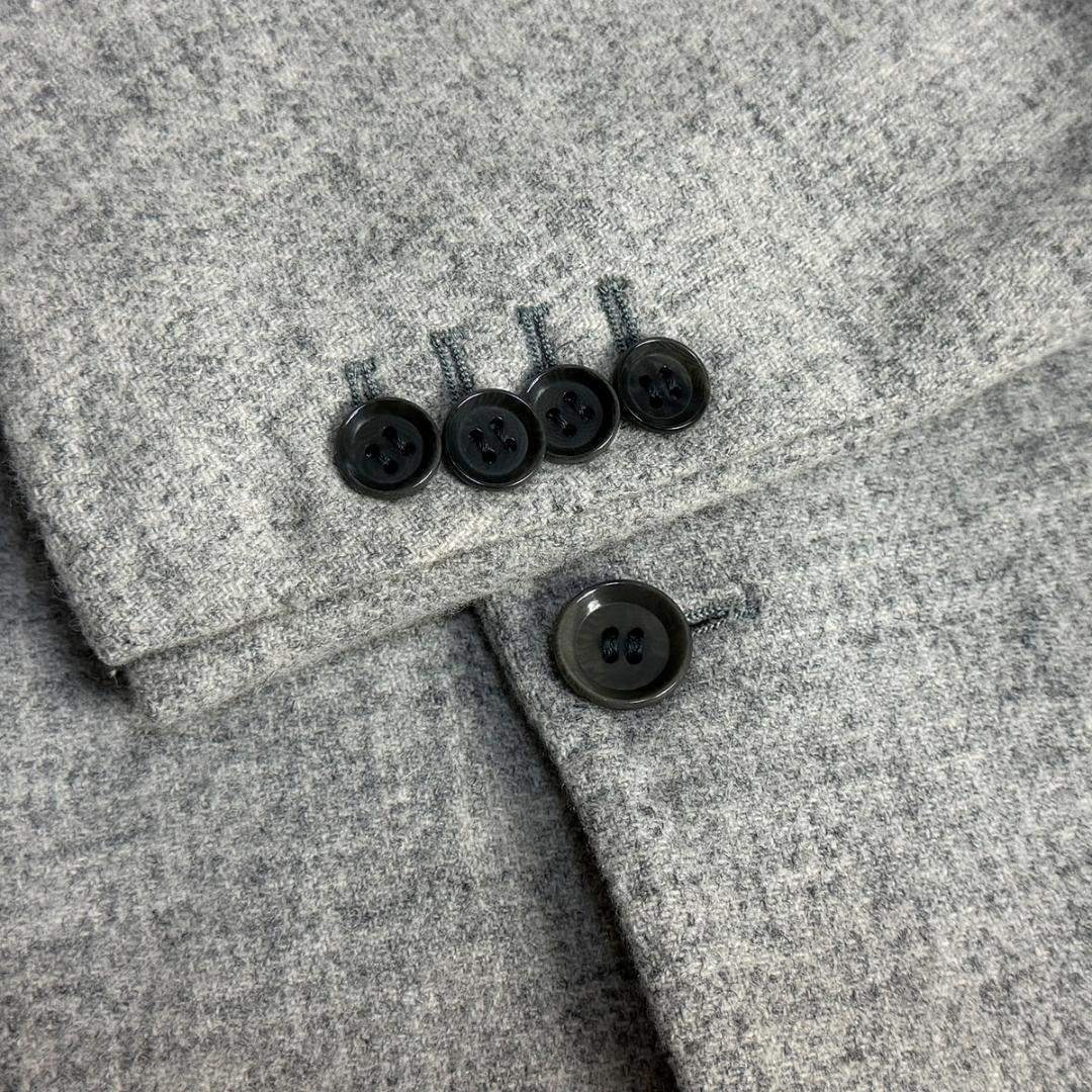 J7235美品 リングヂャケット CREAMWAFFLEツイードジャケット 44