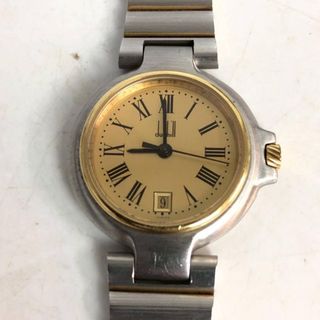 Dunhill - 稼働 dunhill 腕時計 ローマン レディース ホワイト 純正