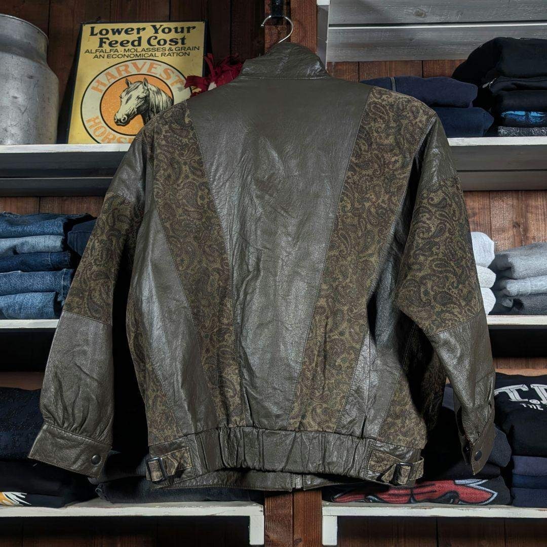 VINTAGE - イタリア製 90s ビンテージ クレイジーパターン ペイズリー