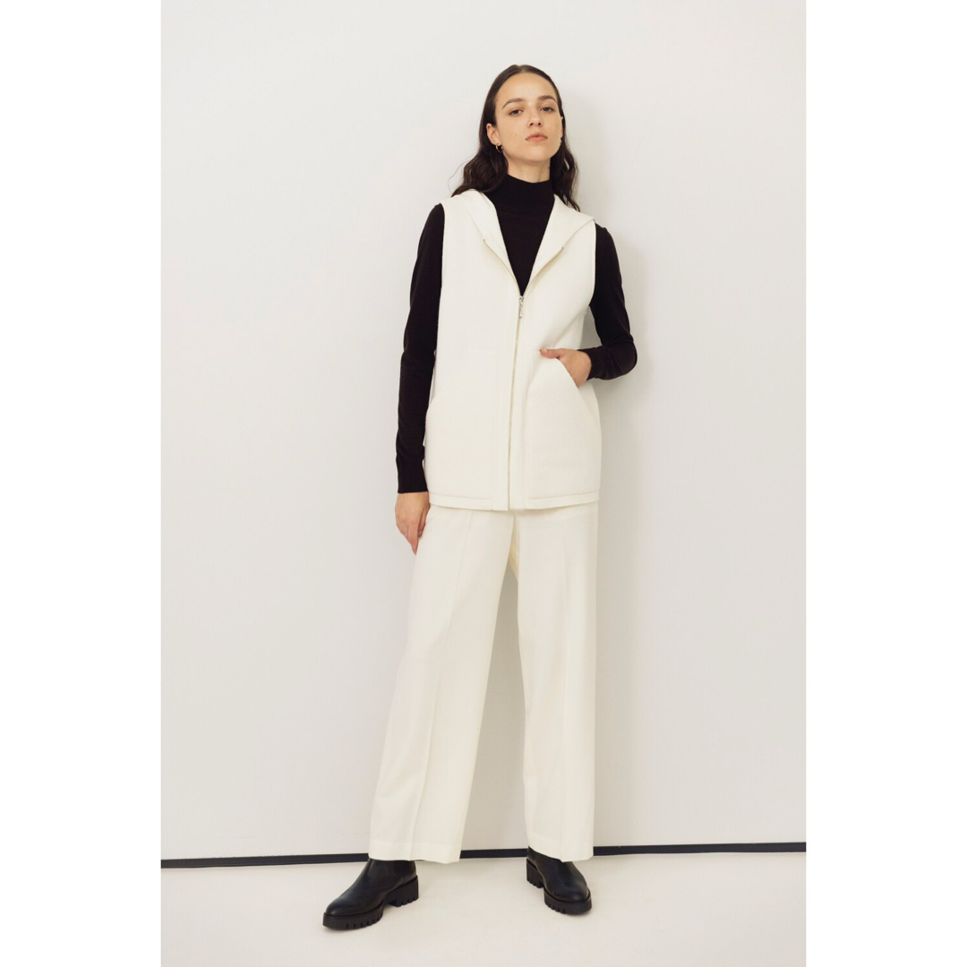 Theory 22AW 完売 LANA CASH ジップアップニットベスト