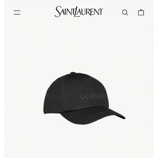 SAINT LAURENT - Saint Laurent Paris × New Era YSLロゴ キャップの