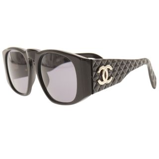 CHANEL - シャネル サングラス ビックフレーム ツイード柄 テンプルの