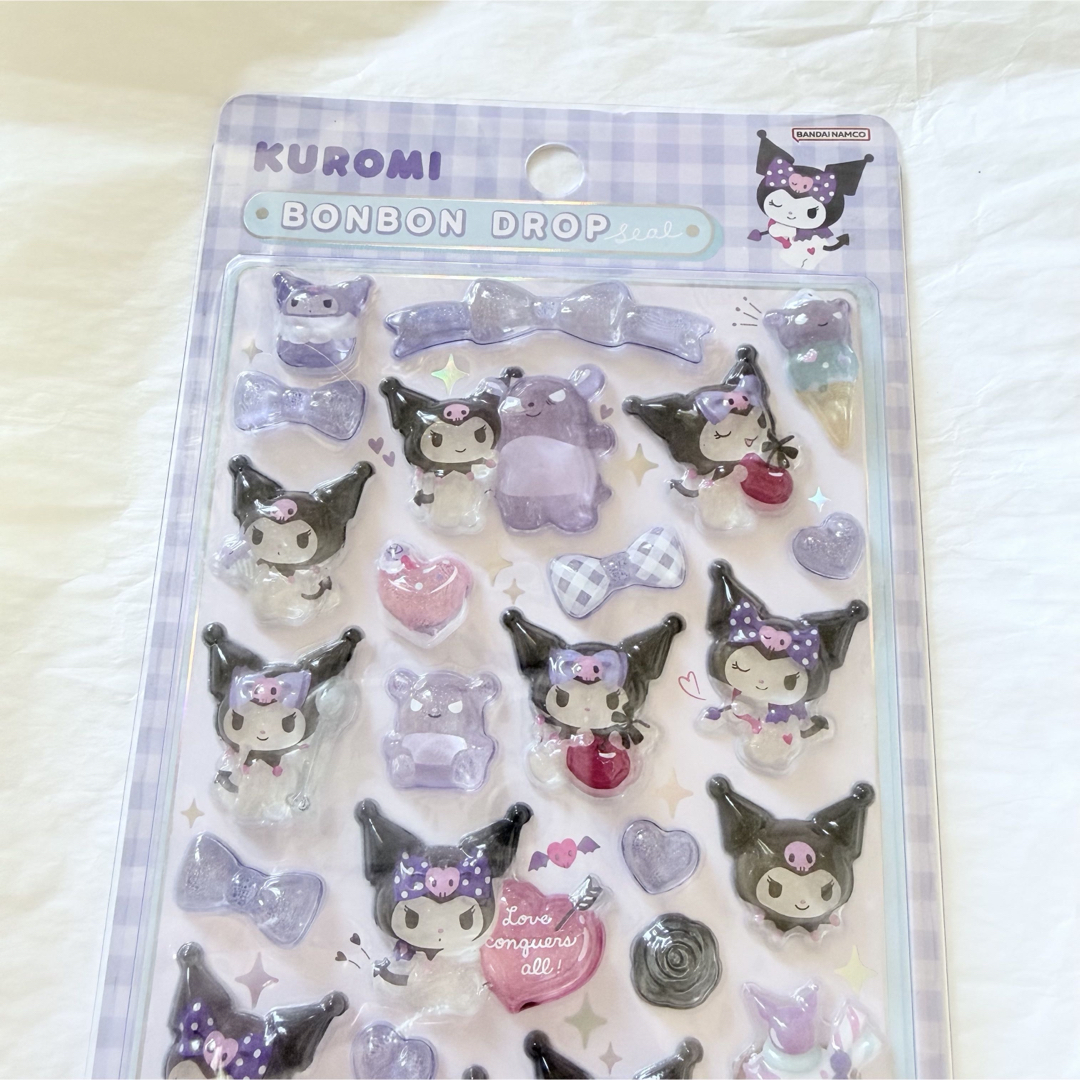 国内正規品 サンリオ ボンボンドロップシール第2弾 クロミボンボン