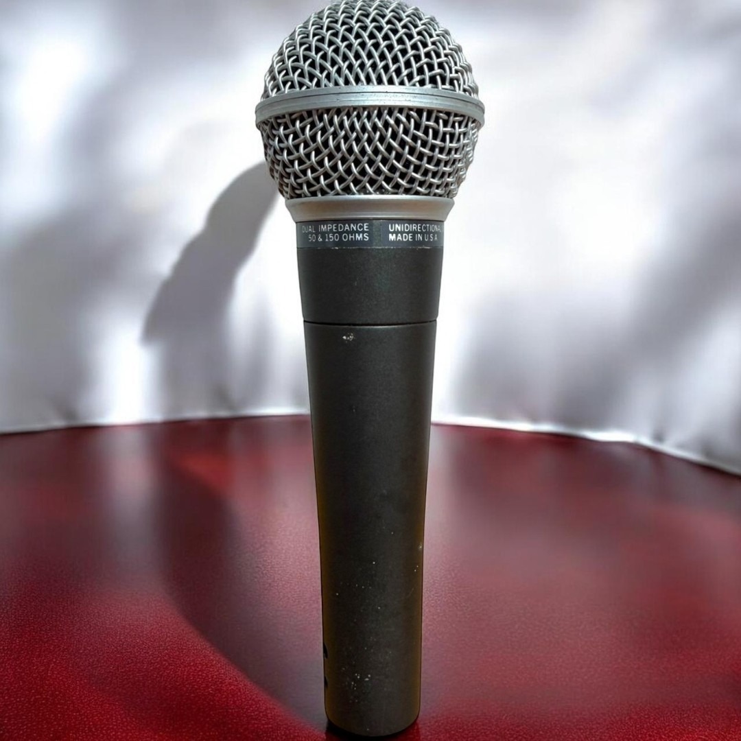 SHURE - ☆希少品 SHURE SM58 ポルシェロゴ USA ダイナミックマイクの