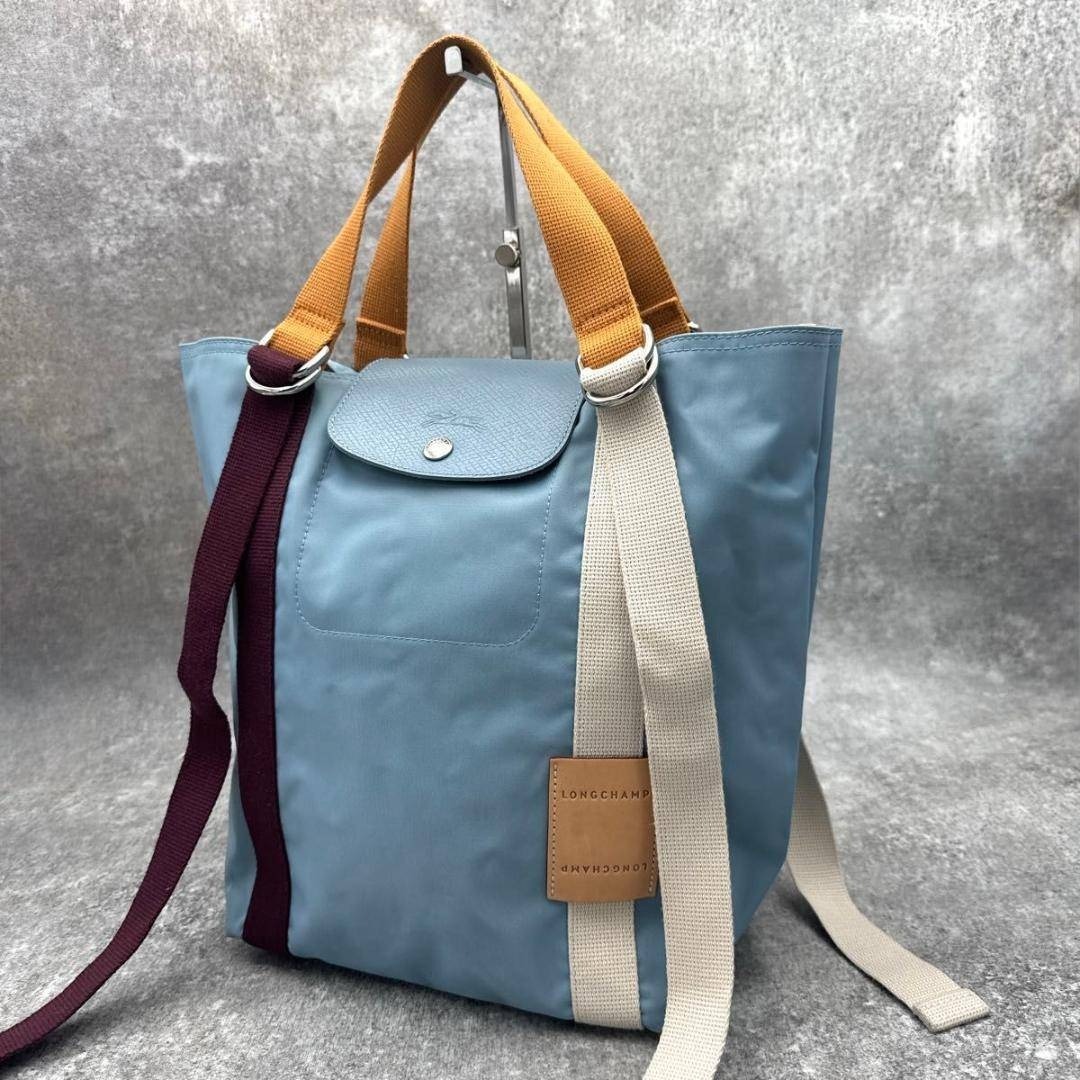 LONGCHAMP - Longchamp Replay Limited Blue Tote 2023の通販 by ゆう