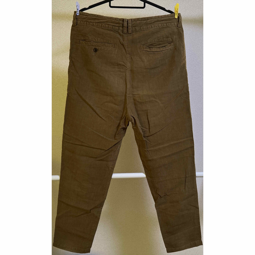 nest Robe - nest Robe CONFECTブラウンリネンボタンファスナータイプ