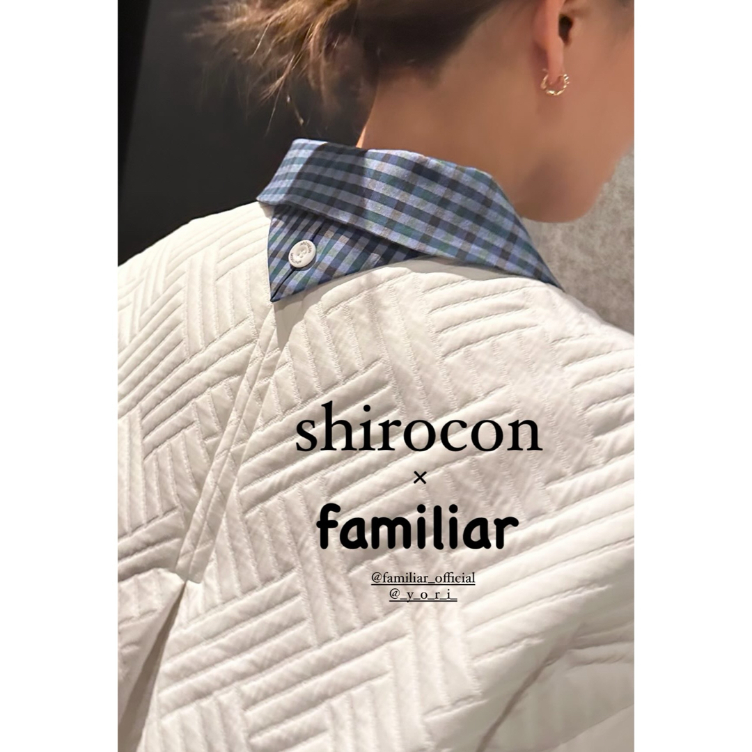 yori【familiar × shirocon】もくもくキルトチェックコート