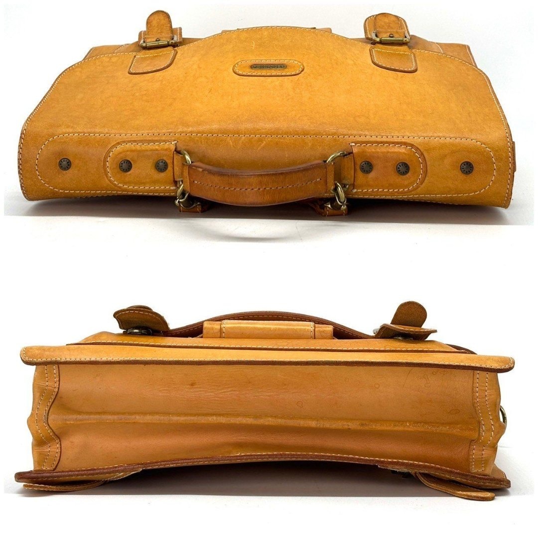 BREE - BREE 3WAY ブリーフケース ヌメ革 リュック A4収納可 キャメル