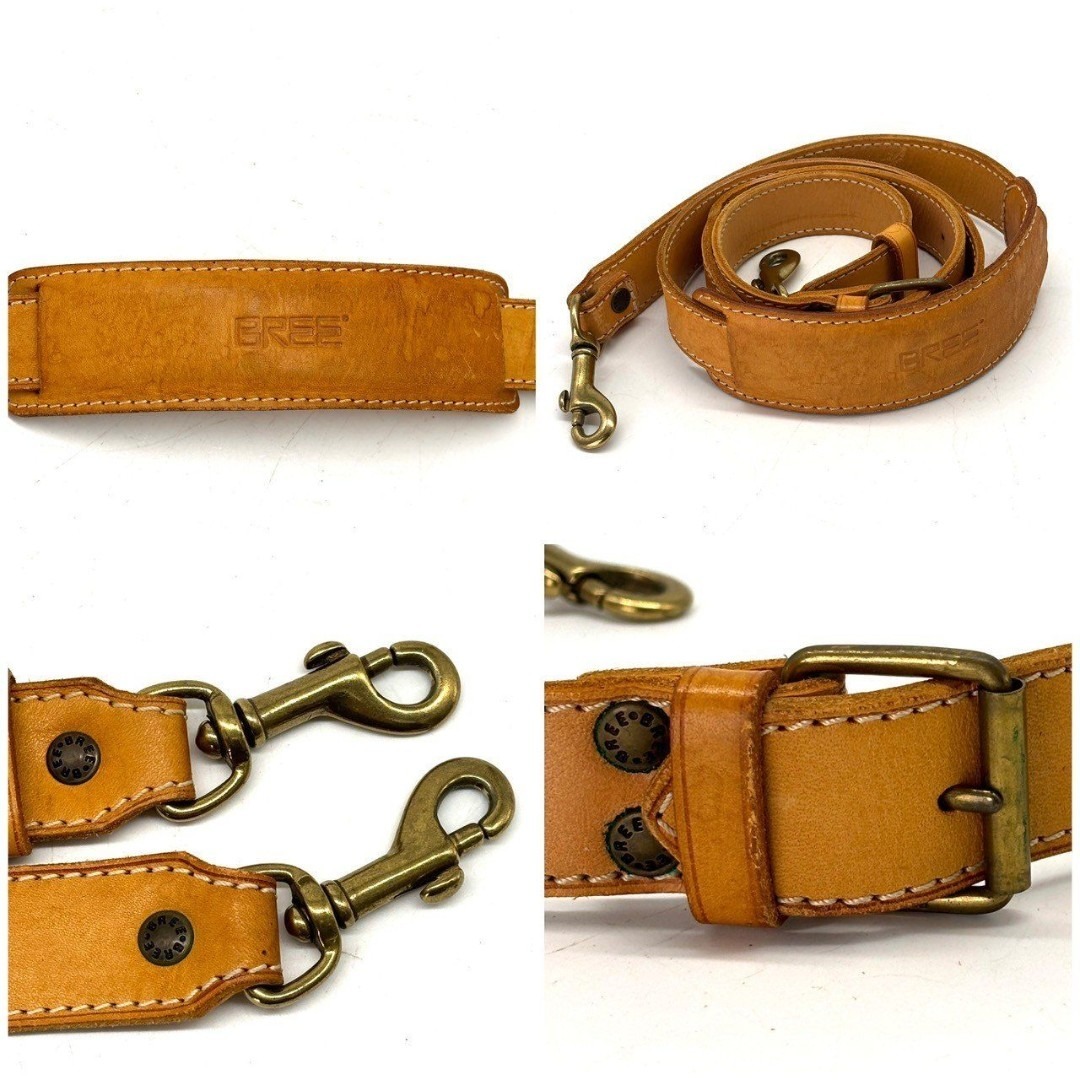 BREE - BREE 3WAY ブリーフケース ヌメ革 リュック A4収納可 キャメル