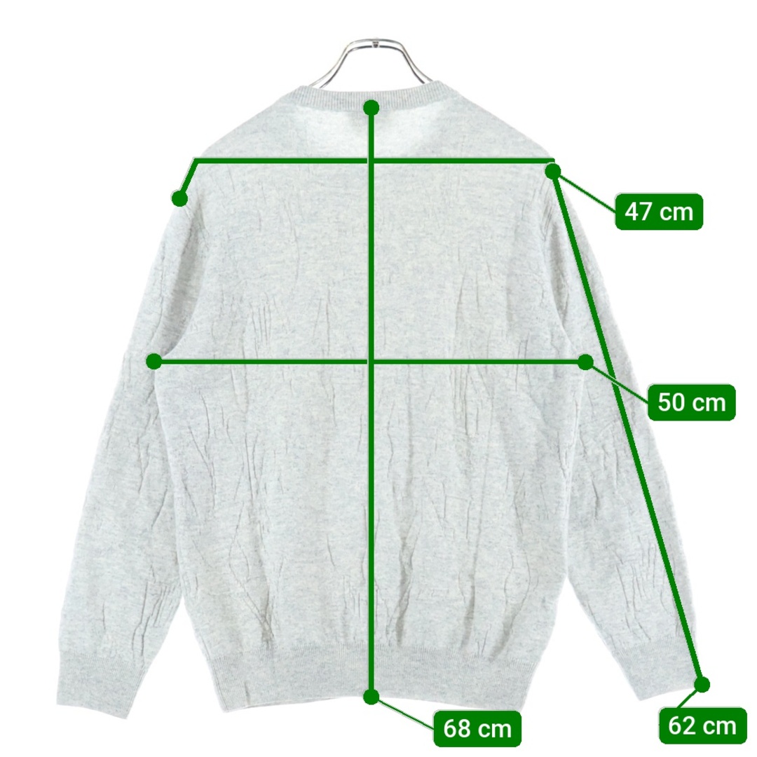 HERMES - HERMES エルメス 3Dニット カシミアセーター グレーの通販 by