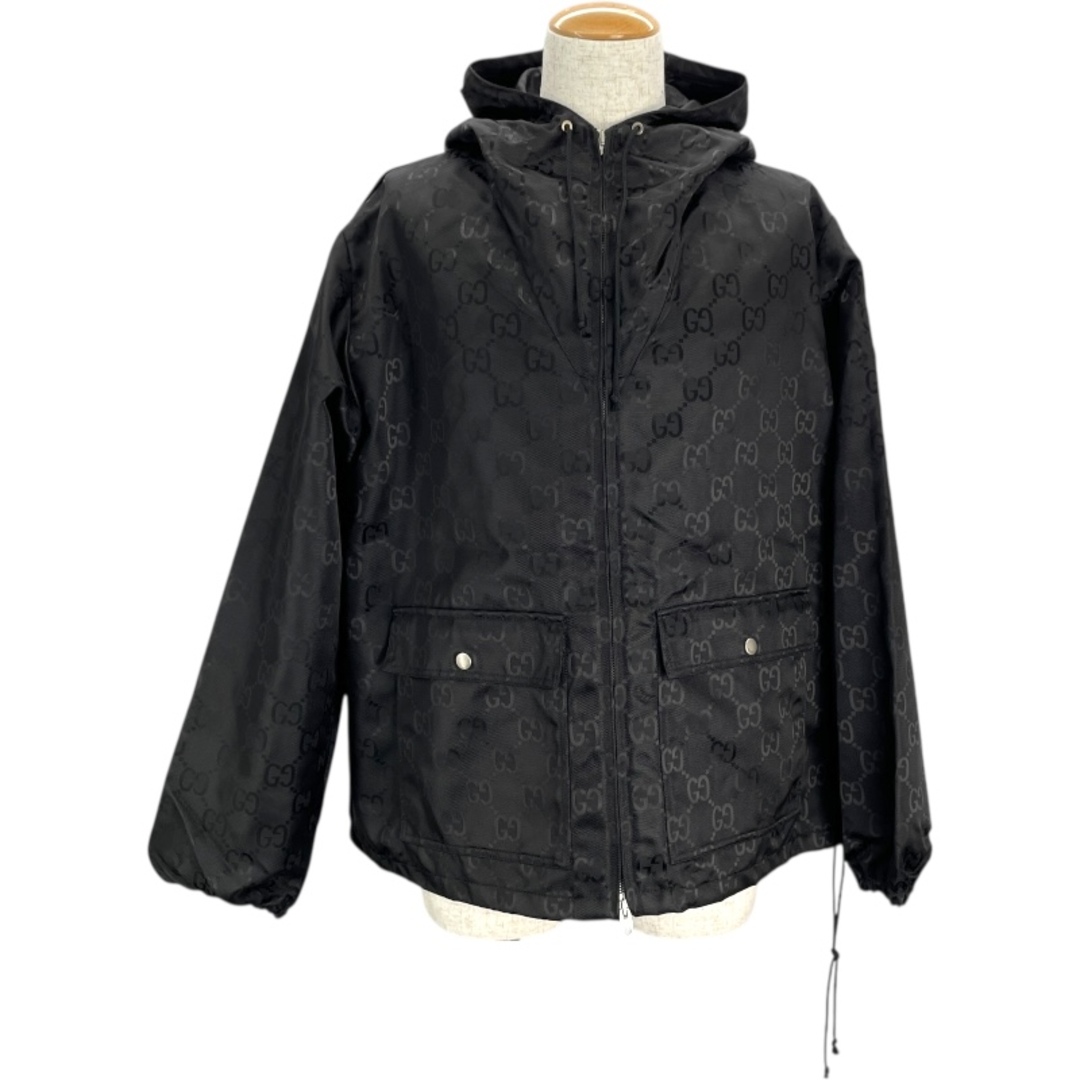 GUCCI - グッチ GUCCI GG総柄ナイロンジャケット 631105 ブラック