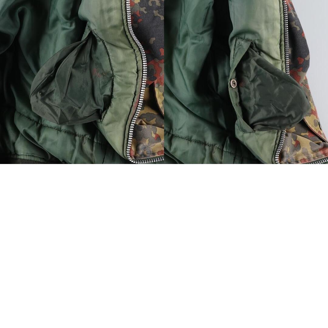 古着 民間品 MA-1タイプ 迷彩柄 中綿入り ミリタリー フライト