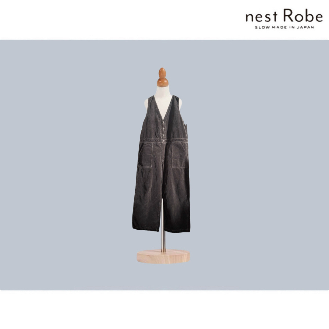 nest Robe - 25AW 【nest Robe】 コットンベルベットサロペットの通販