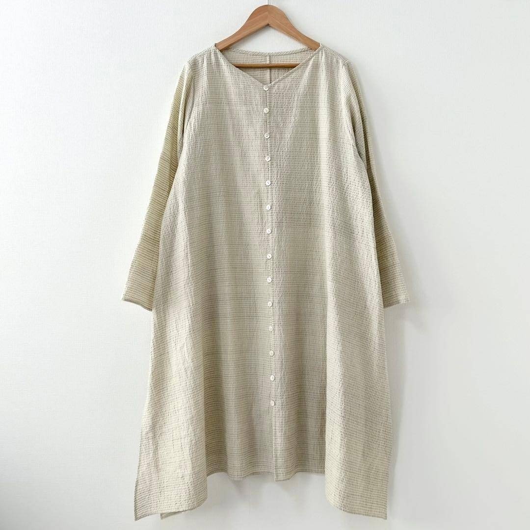 Jurgen Lehl - 美品✨ヨーガンレール ワンピース ライトグリーン