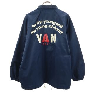 VAN Jacket - VAN JAC バックアーチロゴプリントコーチジャケット の