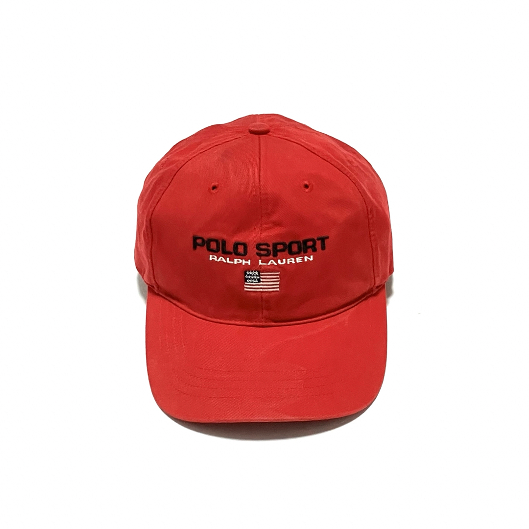 POLO RALPH LAUREN - 90's ポロ スポーツ 星条旗 ダッドキャップ