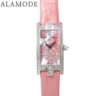 HARRY WINSTON - ハリーウィンストン アベニューCミニ クロコベルト 革