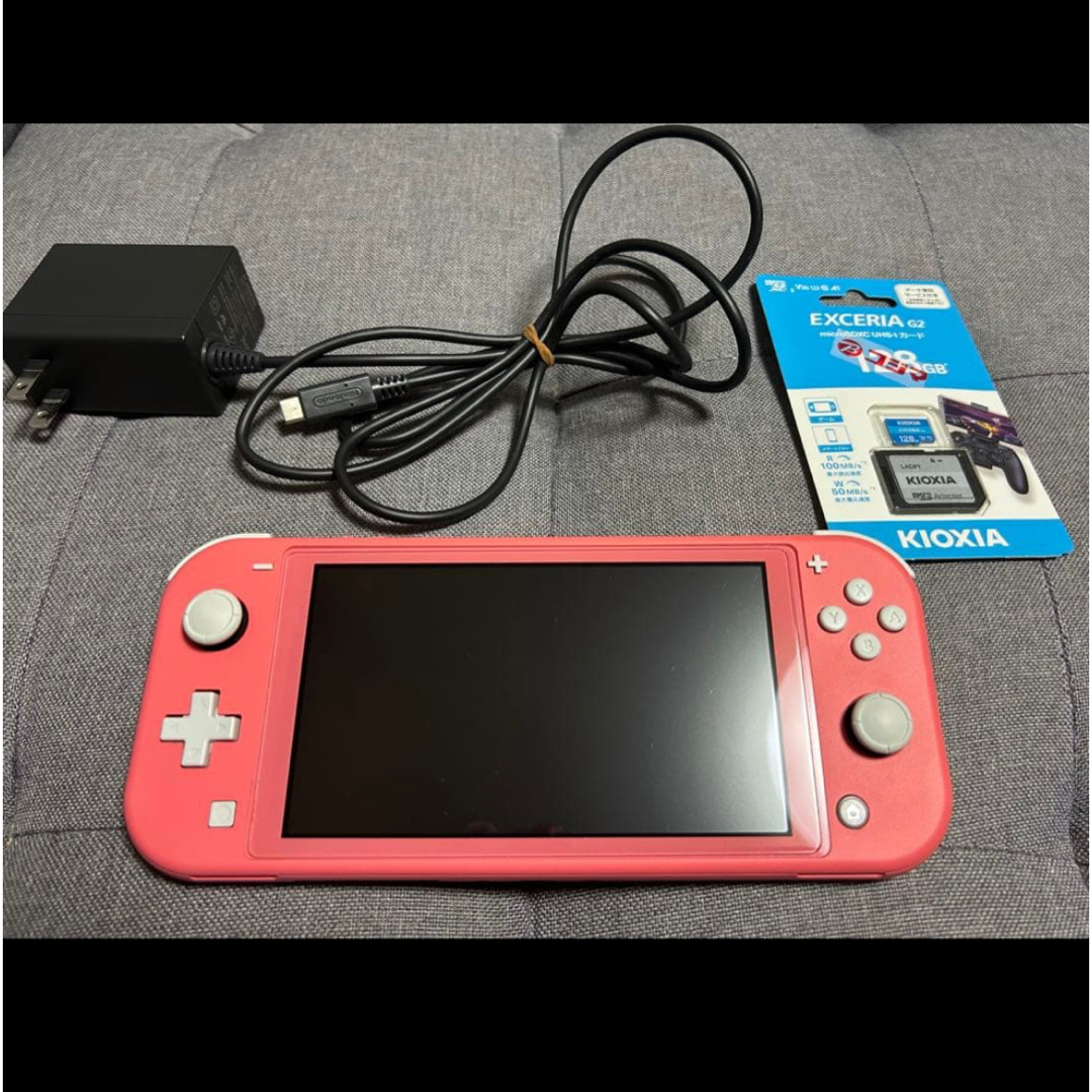 Nintendo Switch Lite ピンク 充電器 SDカード セット Nintendo Switch