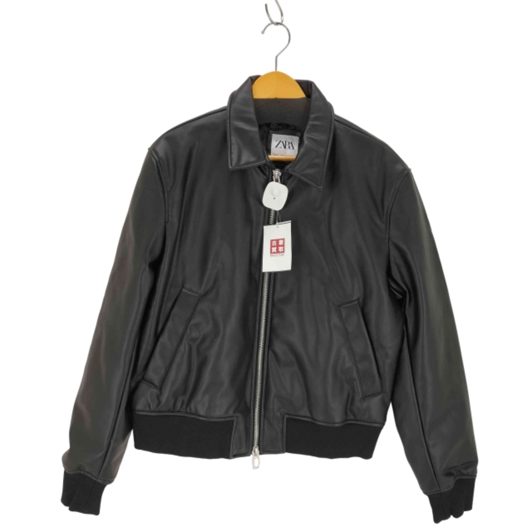 ZARA - ZARA(ザラ) エコレザーブルゾン メンズ アウター ジャケットの