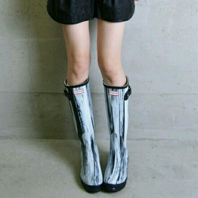 HUNTER - 新品同様 ハンター レア ナイトフォール マーブル柄 レイン