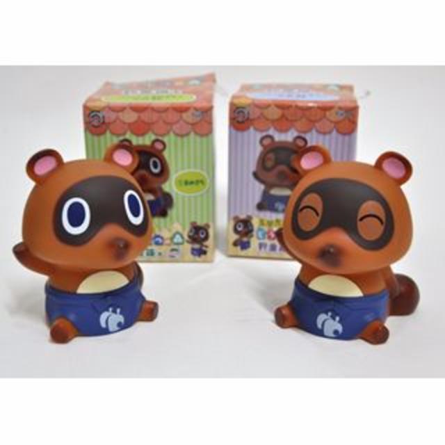 任天堂 - とびだせどうぶつの森 つぶきち まめきち 貯金箱2個セットの