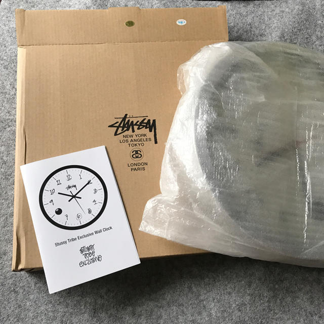 STUSSY - STUSSY☆Wall Clockの通販 by Thank You (*ﾟvﾟ