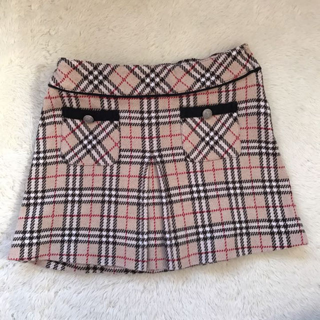 Burberry 110 チェックスカート BURBERRY チェック柄スカート 120