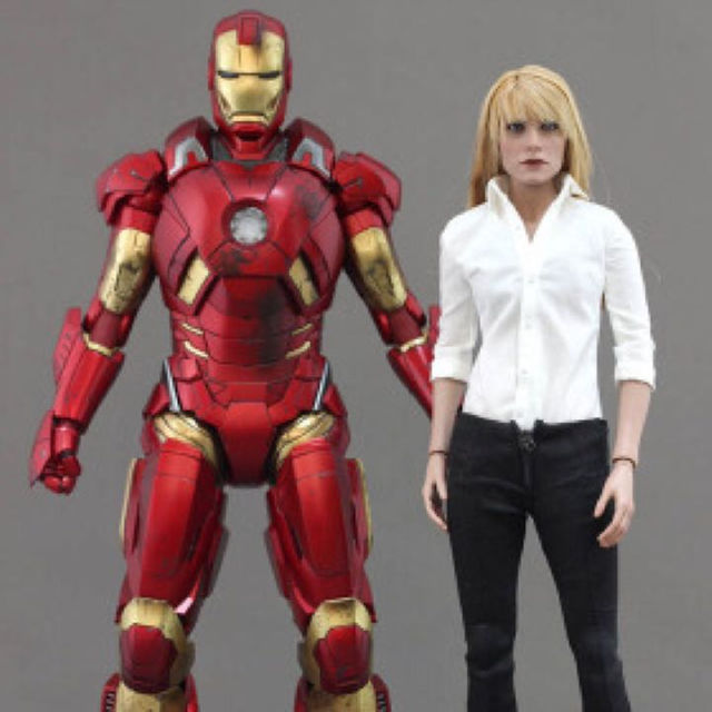 MARVEL - ホットトイズ ペッパー・ポッツ＆アイアンマン・マーク9の