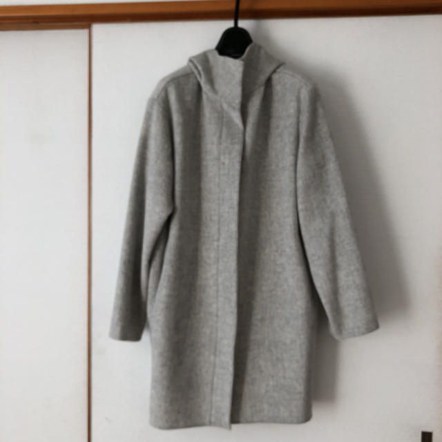 PLST - ウールテンセルリバースタンドフードコートの通販 by わんこ