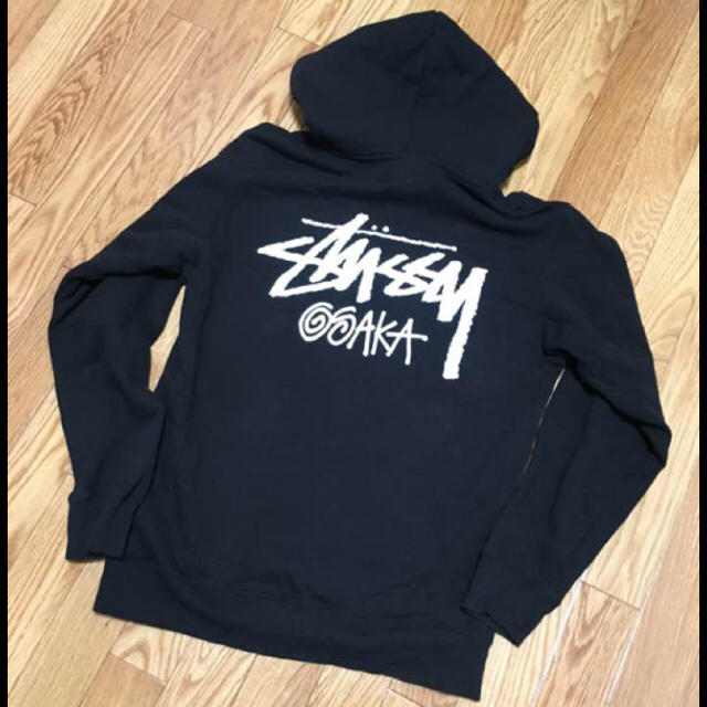 STUSSY - ステューシー パーカー 大阪限定 ブラック フード付きの通販
