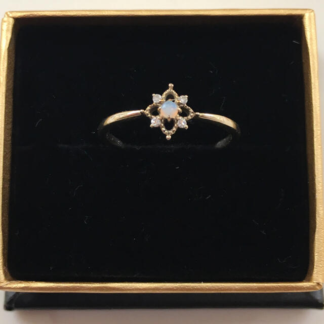 ete - エテ オパールダイヤリング🌟 13号 K10 YG 箱なしの通販 by mon