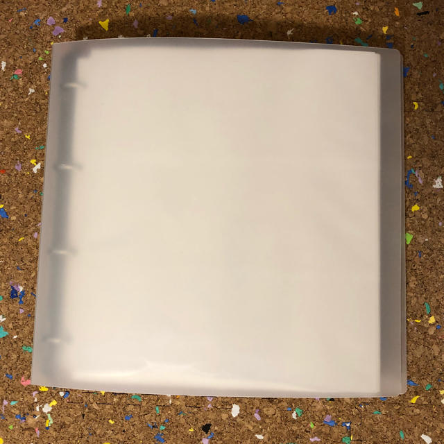 MUJI (無印良品) - 無印良品☆A4ワイド4穴フォトアルバム☆ファイルの