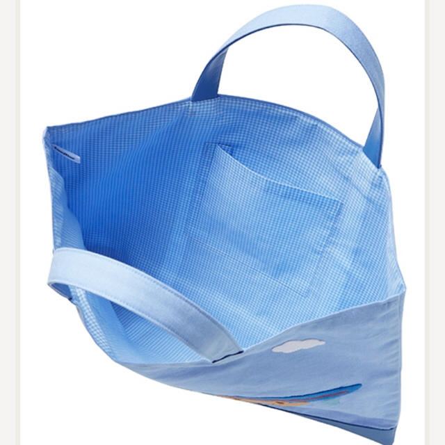 familiar - ファミリア デニムバッグ なかよくサーフィン トートバッグ