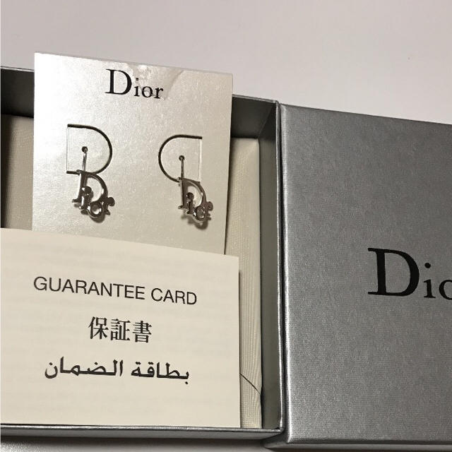 Dior - Dior ピアス シルバー 保証書付きの通販 by nao's shop