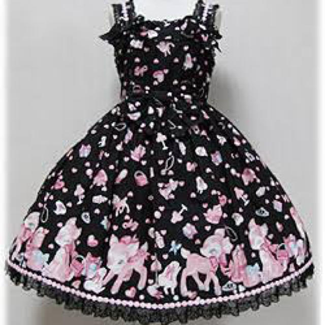 Angelic Pretty - 小鹿のミルキーちゃん クロJSKセットの通販 by ゆな