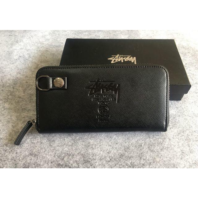 STUSSY ステューシー ファスナー 長財布 ブラック 特定タイムセールの