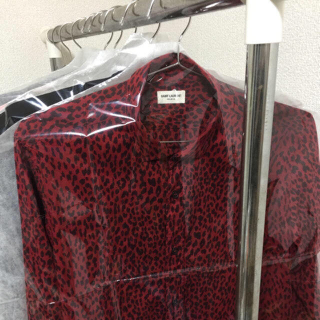 SAINT LAURENT - saint laurent Paris 13aw ベイビーキャットシャツの