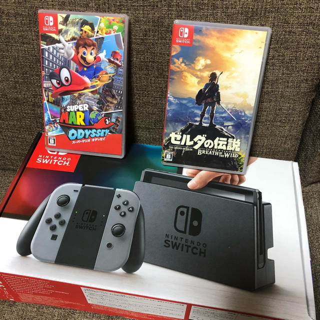 Nintendo Switch - ニンテンドースイッチ本体 ソフト2本セット バラ
